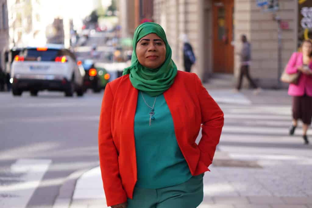 Moza, modersmålslärare i swahili